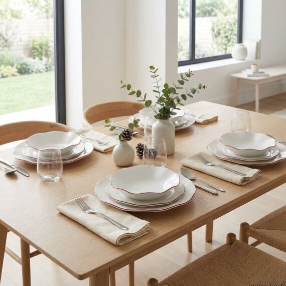 Red Glow 4 kişilik 12 Parça Yemek Takımı 30KMZ - 3