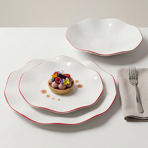 Red Glow 4 kişilik 12 Parça Yemek Takımı 30KMZ - 1