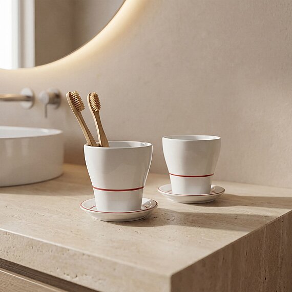 Rio İkili Kapaklı Şekerlik Baharatlık Seti Bordo 300 Cc - 5