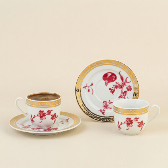 Sami 4 Parça 2 Kişilik Kahve Fincan Takımı 170 Cc - 4