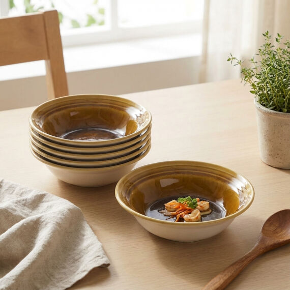 Güral 6 Adet Çorba Kasesi Reaktif Saura Vr 137 - 4