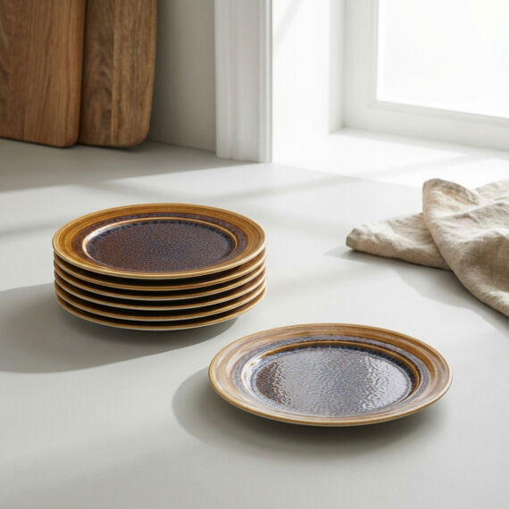 Güral 6 Adet 27 Cm Servis Tabağı Reaktif Saura 137 - 2