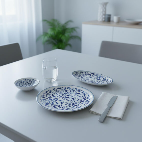 Camelia 12 Parça 4 Kişilik Kahvaltı Takımı 5556 - 1