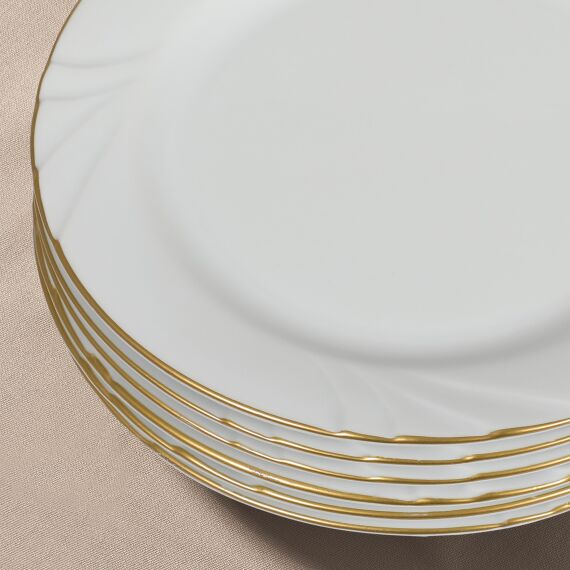 Soprano 6 Parça 20 Cm Pasta Tabağı Mat Gold - 1