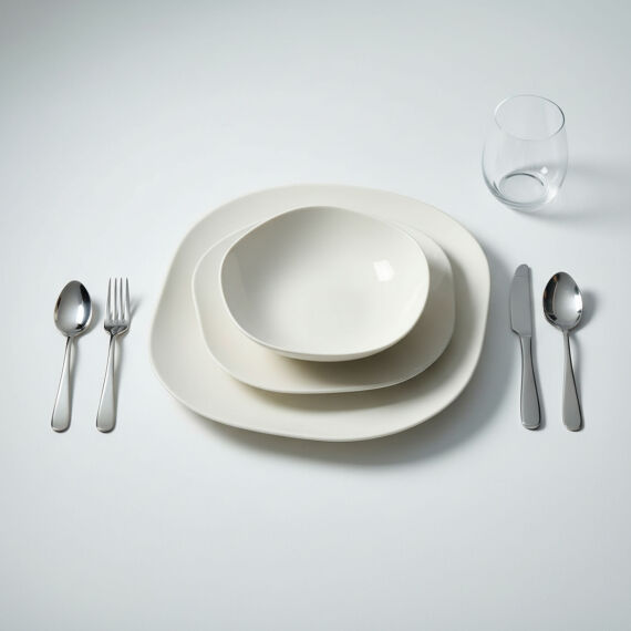 Ütopya 3 Parça Tek Kişilik Yemek Takımı - 5