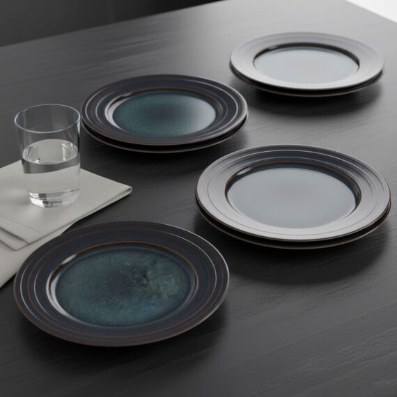 Valeron 6 Adet 20 Cm Pasta Tabağı Reaktif Oasis Vr 1131 - 6