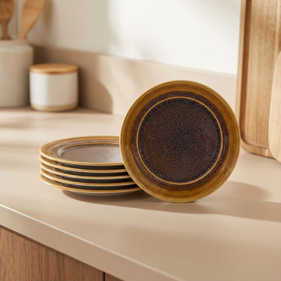 Valeron 6 Adet 20 Cm Pasta Tabağı Reaktif Saura 137 - 4