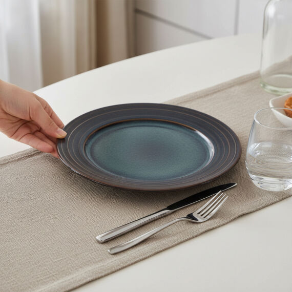 Valeron 6 Adet 27 Cm Servis Tabağı Reaktif Oasis 1131 - 1