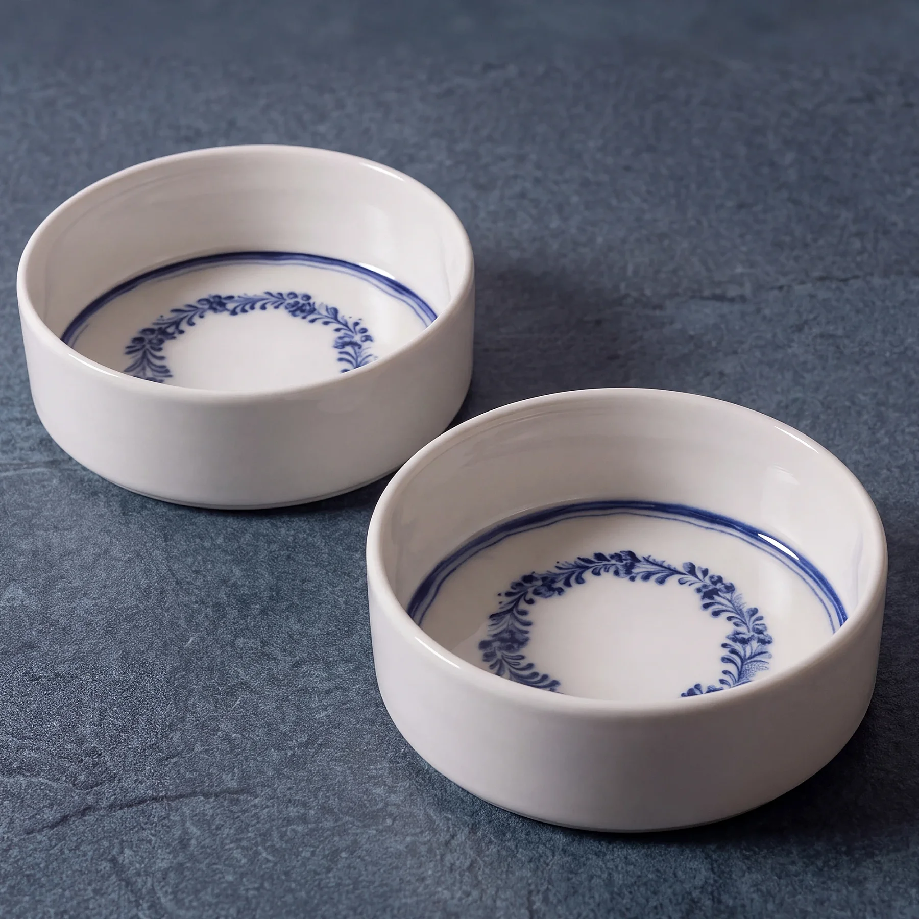 Güral Porselen Yaprak Desenli 13 cm Kase 2'li Set - 3